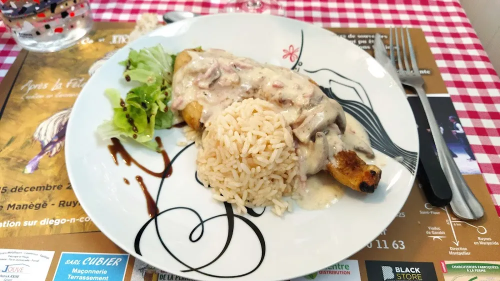 Poulet Sauce Forestière